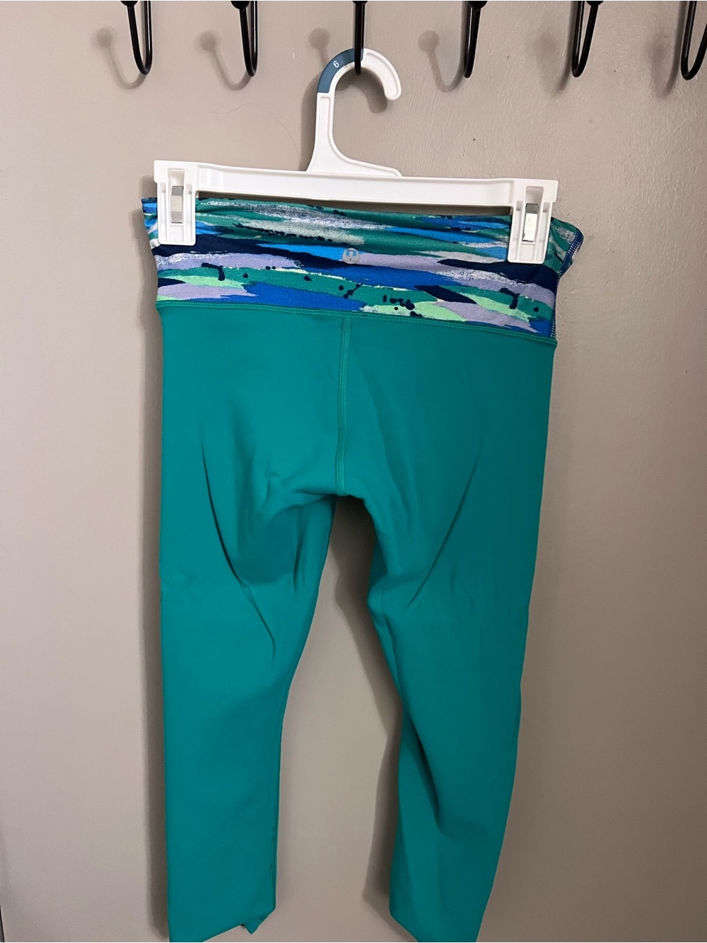 lululemon athletica reversible Leggings with Multicolor Fold-Over Waistband